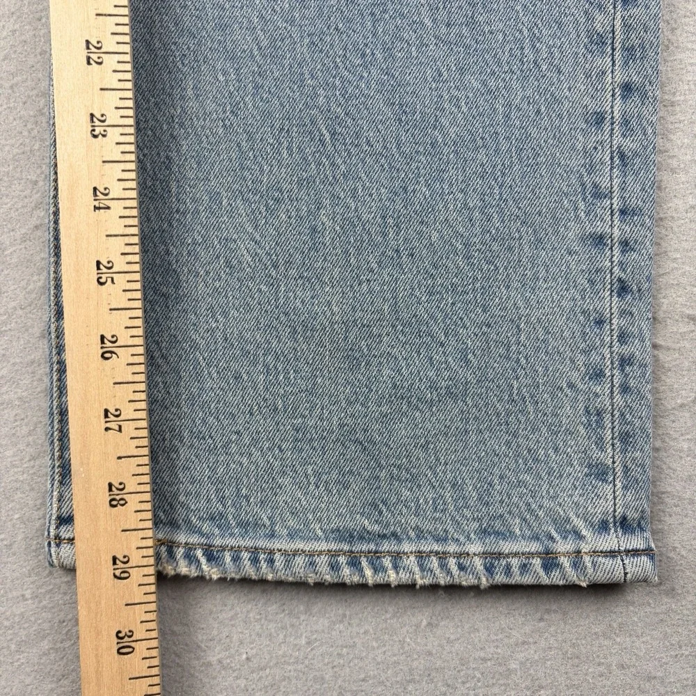 Levi's 501 Jeans Men's 36x29 Light Wash Button Fly Straight Leg